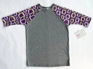 LuLaRoe Halloween Vampire Teeth  Sz 8 Kids Sloan Baseball Style Shirt Top NEW - Picture 1 of 6