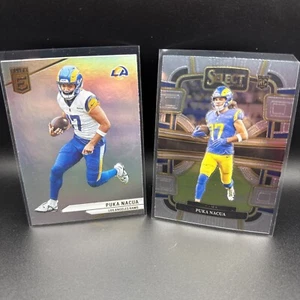 2024 Panini Donruss Elite - #9 Puka Nacua & 2023 Panini Select #56 - Picture 1 of 13