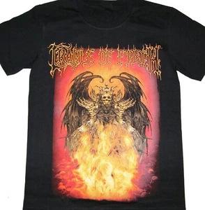 T-Shirt CRADLE OF FILTH Peace Through Superior Fire Power Nera Uomo S-234XL A087 - Foto 1 di 5