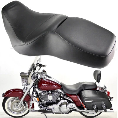 Asiento de pasajero Low-Pro Wide Saddle Rider apto para Harley Touring Road King 97-07 Foto 1 de 4
