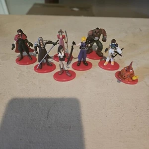 Coca-Cola Final Fantasy 7 VII FF7 Characters Mini Figures Set From Japan - Picture 1 of 4