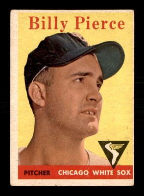 1958 Topps #50 Billy Pierce  G/VG X2848300 - Image 1 of 3