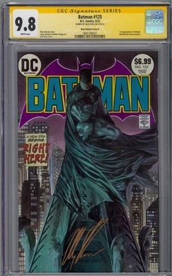 Batman #125 2022 DC Comics CGC 9.8 SS Firmado Alex Ross Variante Cubierta A Foto 1 de 2