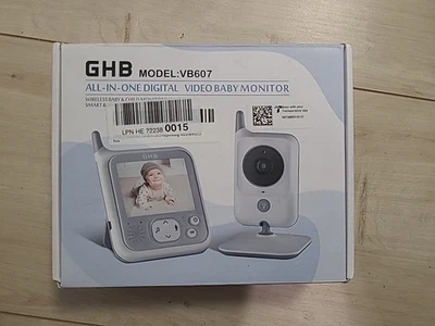 GHB VB 607 Babyphone mit Kamera  , 3,2"  Gegensprechen Nachtsicht Temperatur  - Bild 1 von 4