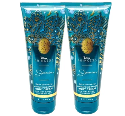 2 BATH & BODY WORKS DISNEY PRINCESS JASMINE ULTIMATE HYDRATION BODY CREAM NEW - Image 1 of 3