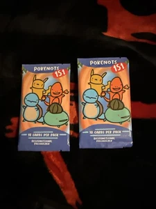 Pokenot Pokenots 151 Booster 2 Packs -Dysfunctional Passholder Parody Pokémon - Picture 1 of 3