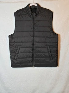 Chaleco acolchado Marc Anthony para hombre talla XXL gris oscuro cremallera completa - Imagen 1 de 12