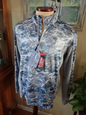Habit Performance Major League Fishing Jersey Men's Size L Mossy Oak UPF 40+ NWT - Image 1 of 4