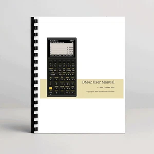 SwissMicros DM-42 Bedienungsanleitung (Hewlett Packard HP 42 Taschenrechner) - Bild 1 von 1