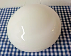 Vintage weiße runde Glaslampe Deckenleuchte Leuchte Schirm 3" Filter - Bild 1 von 3