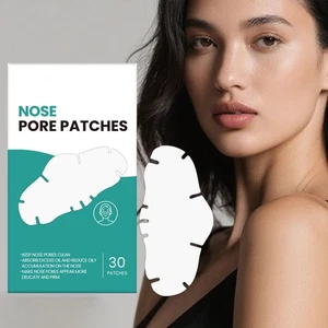 30 Sheet Nose Blackhead Stickers Pore Deep Cleansing Mask Nose Patch - Picture 1 of 12