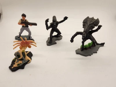 Alien Lot Of 4 Kenner Action Masters Metal Figures.  1994 Xenomorph H.r. Giger. - Image 1 of 4