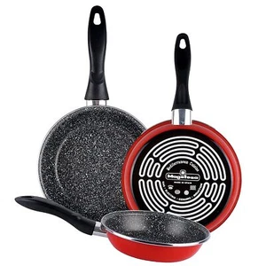 MAGEFESA K2 rouge - Lot de 3 poêles 20/24/28 cm - Imagen 1 de 9