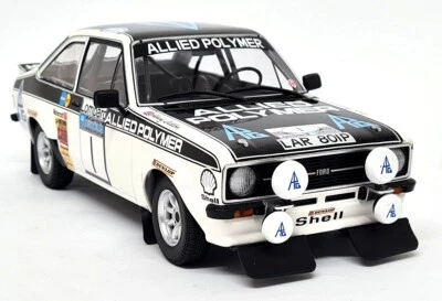 Minichamps 1/18 Ford Escort MK2 RS 1800 Winners Lombard RAC Rally 1975 Model Car - Image 1 of 4