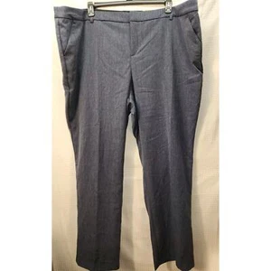 Nine West Pants Womens 26w Barely Bootcut Mid Rise Chino Blue Chambray - Picture 1 of 13