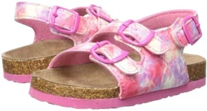 Northside 258636 Toddler Girls Mariani Flat Sandal Fuchsia/Multi Size 5 M - Picture 1 of 7