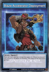Yu-Gi-Oh! Blaze Accelerator Deployment SGX1-ENS08 Común 1ª Edición Casi Nuevo - Imagen 1 de 2