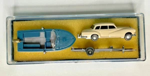Wiking HO Scale Set No. 2140 Mercedes Benz & Speedboat - Picture 1 of 6