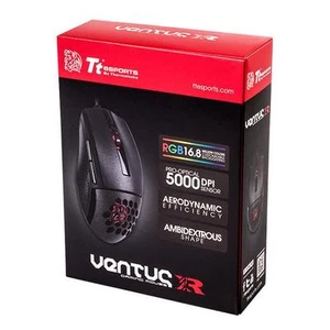 THERMALTAKE VENTUS R RGB Optical Gaming Mouse Ambidextrous MO-VER-WDOOBK-01 -F45 - Picture 1 of 7
