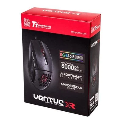 THERMALTAKE VENTUS R RGB Optical Gaming Mouse Ambidextrous MO-VER-WDOOBK-01 -F45 - Image 1 of 4
