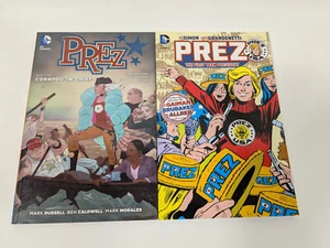 Lot of 2 Prez First Teen President Corndog in Chief Gaiman TPB Graphic Novel - Picture 1 of 4