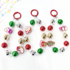 Cartoon Christmas Phone Lanyard Phone Anti-Lost Wrist Strap Fashion Keychain - Zdjęcie 1 z 8