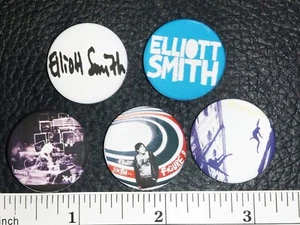 Elliott Smith Button Pins Badges Portland Indie Rock Folk Phoebe Bridgers - Picture 1 of 1