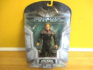 Lote de 2 figuras de acción Art Asylum Star Trek Némesis Jean-Luc Picard y Data sin usar, en caja - Imagen 1 de 13
