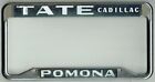 SUPER RARE Pomona California Tate Cadillac Vintage GM Dealer License Plate Frame