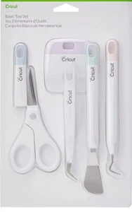 Cricut Basic Tool Set 5 Pezzi Kit di Utensili di Precisione per Artigianato e Fai da Te, Perfetto  - Foto 1 di 6