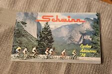 1974 Schwinn bicycle 54-page color catalog (Sting Rays, etc.)