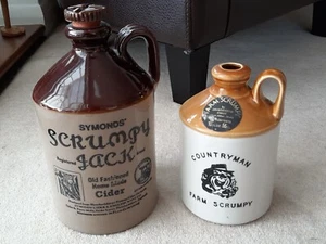 Scrumpy Jack by PEARSONS CHESTERFIELD & Countryman Farm kernewek potteryFlagons - Picture 1 of 6