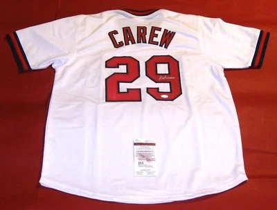 ROD CAREW AUTOGRAPHED CALIFORNIA ANGELS JERSEY JSA - Image 1 of 3