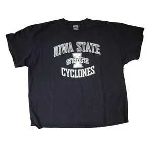 Iowa State Cyclones University College Black Short Sleeve T-Shirt Size XXL - Picture 1 of 7