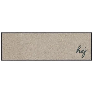 MOCAVI Mat Fußmatte 30x100 cm waschbar beige Hej mi Rand - Bild 1 von 10