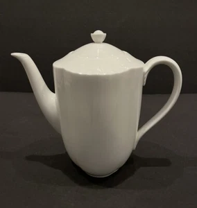 VILLEROY & BOCH Arco Weiss Cafetera Té 8” Alto Hueso Blanco China Alemania Nuevo�� - Imagen 1 de 12