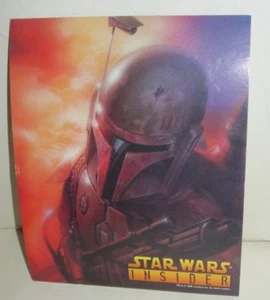 STAR WARS INSIDER 1996 BOBA FETT CHARACTER PROMO STICKER 5"X4" - Picture 1 of 2