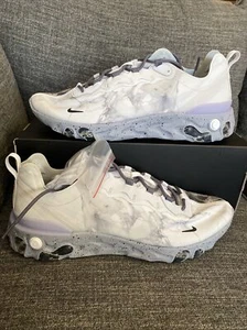 Kendrick Lamar x Nike React Element 55 Marble Pure Platinum Gray Men's Size 15 - Picture 1 of 5
