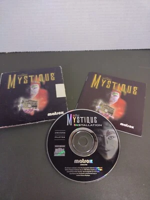 Rare Matrox Mystique Drivers Disc MGA-1064SG-D 2MB PCI Video Card MGA-MYST READ  - Image 1 of 3
