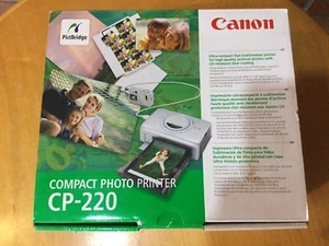 Impresora fotográfica compacta Canon CP-220 NUEVA en caja - Imagen 1 de 7