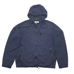 Brooks Brothers Red Fleece Plaid blue jacket hooded Bomber Size L - Picture 1 of 13
