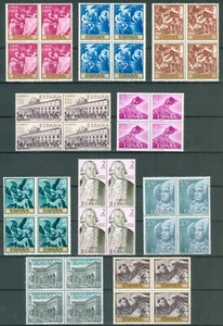 ESPAÑA 1969 - 18 BLOQUES DE 4 SELLOS - MNH. - Picture 1 of 2
