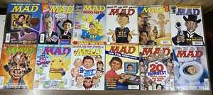 Vintage Mad Magazin - 12 aufeinanderfolgende Ausgaben für das Jahr 1999-2000 schöner Zustand! - Bild 1 von 2
