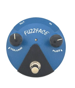 Dunlop FFM1 Silicon Fuzz Face Mini Pedale di Distorsione BLU - Foto 1 di 6
