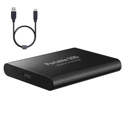 2 TB externe Festplatte SSD Disk Speicher USB 3.0 HDD für PC Laptop Telefon - Bild 1 von 4