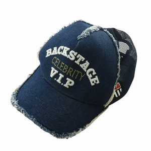 Gorra de malla Yoshinori Kotake logotipo bordado índigo azul marino/Xz Gy03 para hombre con - Imagen 1 de 9
