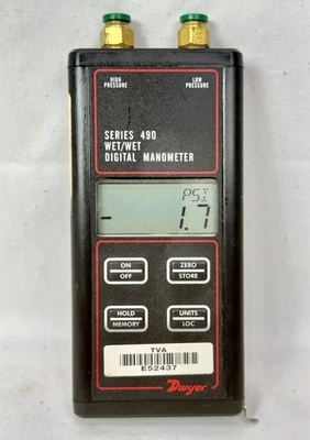 MANÓMETRO DIGITAL DWYER 490-4 HÚMEDO/HÚMEDO 0-100 psi Foto 1 de 4