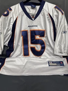 Reebok - NFL On Field - Denver Broncos - Tim Tebow - White Jersey - Adult Size - Picture 1 of 8