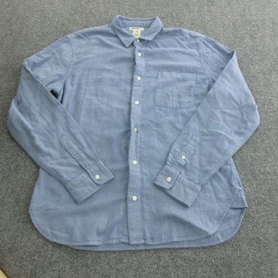 KATO by Hiroshi Kato Shirt Mens Large Blue Button Down Long Sleeve Made in USA - Image 1 of 4