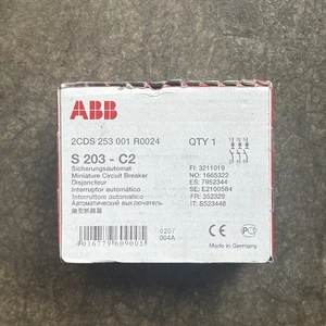 Disyuntor miniatura ABB S203-C2, 2CDS253001R0024 - Imagen 1 de 2